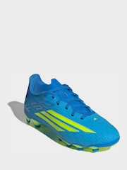 adidas Bright Blue F50 League Multi Ground  Kids Football Boots - Image 1 of 11