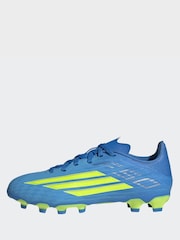 adidas Bright Blue F50 League Multi Ground  Kids Football Boots - Image 6 of 11