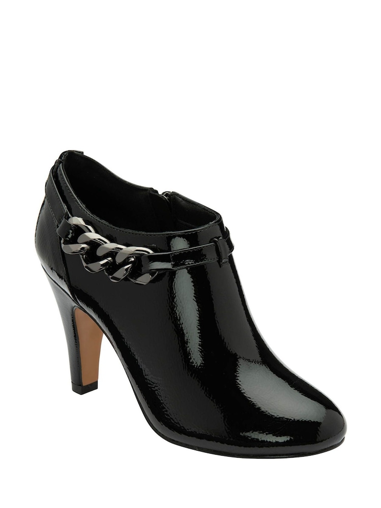 Lotus Black Heeled Shoe Boots - Image 1 of 4