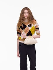 Marc Jacobs White The Small Claw Clip Clutch - Image 2 of 4