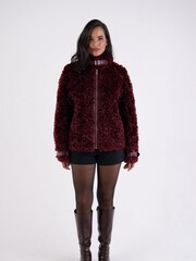 Amy Lynn Red Celeste Faux Shearling Coat - Image 6 of 9