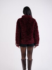 Amy Lynn Red Celeste Faux Shearling Coat - Image 7 of 9