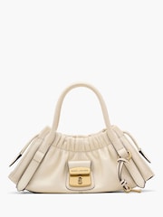 Marc Jacobs Cream The Small Suede Cristina Satchel Bag - Image 1 of 6