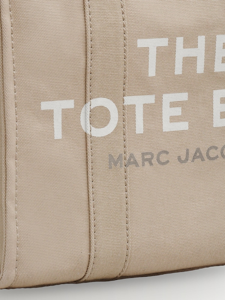 Marc Jacobs Cream The Medium Canvas Tote Bag - Image 7 of 7