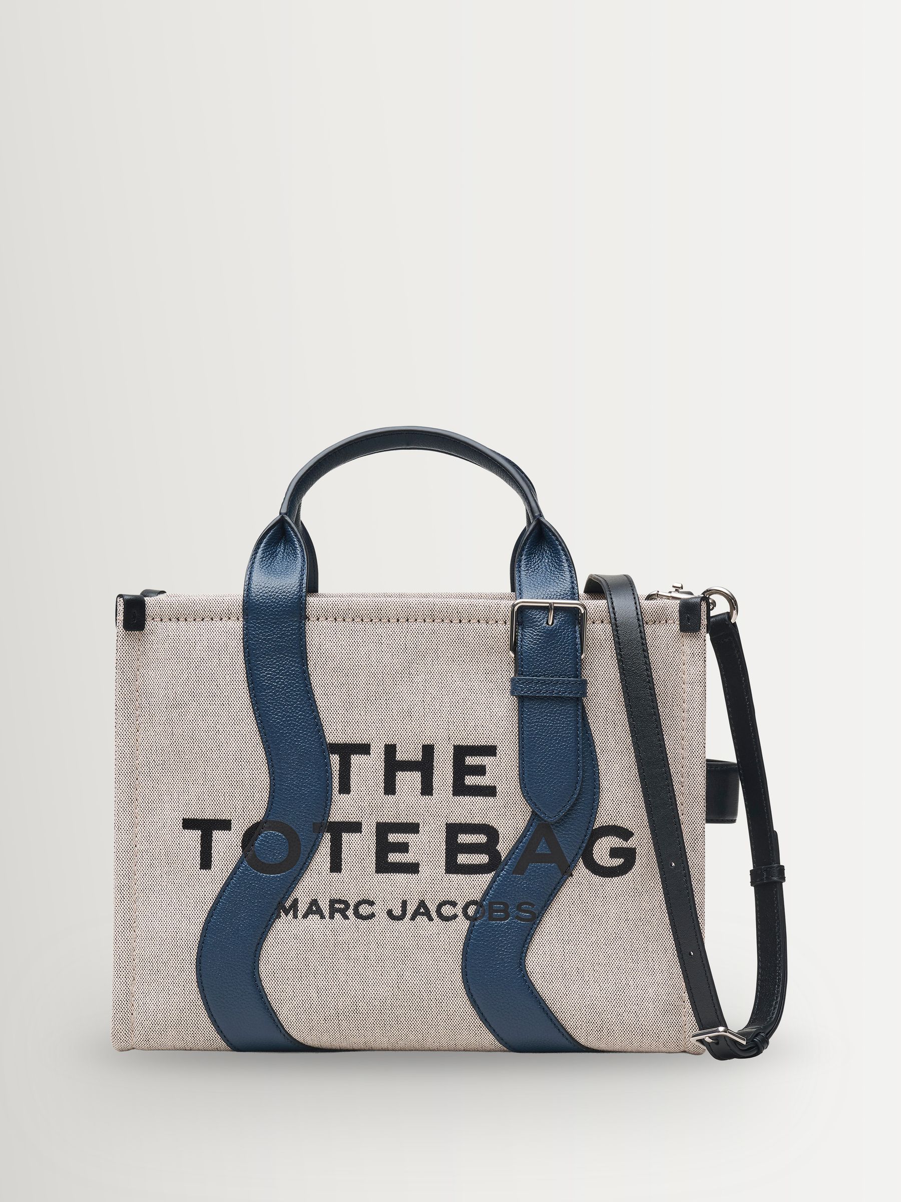 Marc Jacobs Ivory/Navy The Medium Tote Bag | Seasons