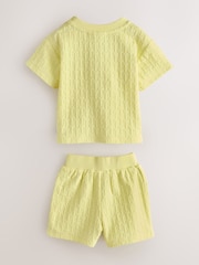 Baker by Ted Baker 'T' Textured T-Shirt and Shorts Set - Image 2 of 6