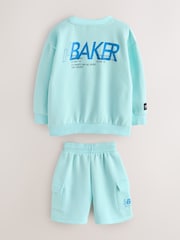 Baker by Ted Baker Oversized Sweatshirt and Shorts Set - Image 2 of 9