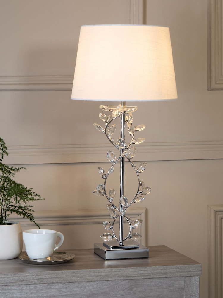 Searchlight Chrome Orla Table Lamp - Image 1 of 4