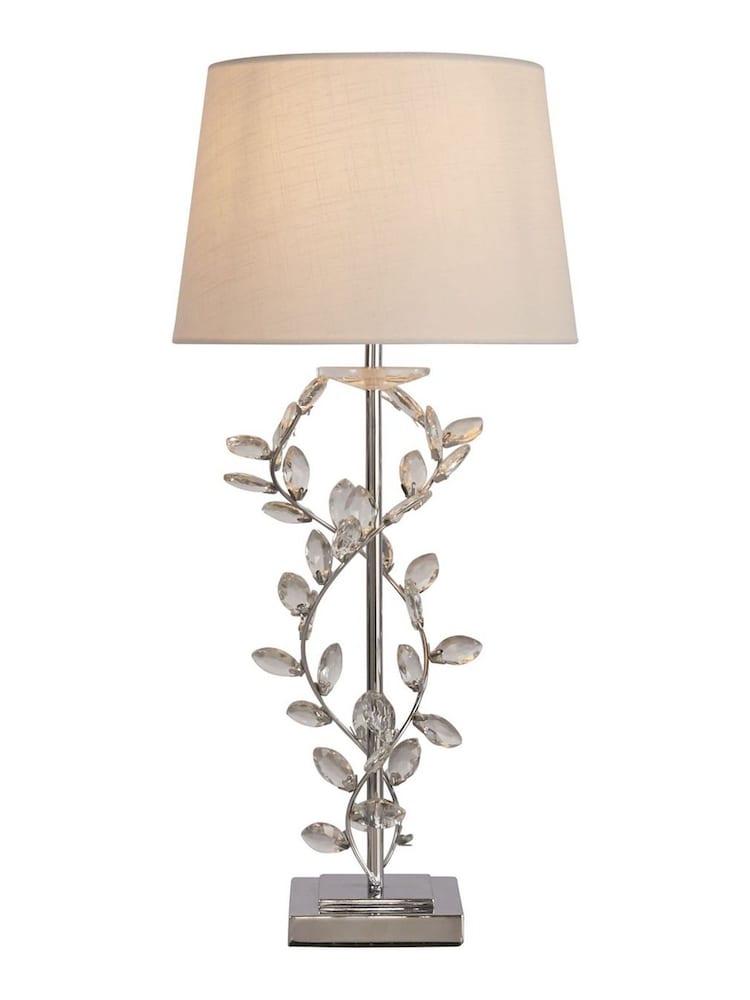 Searchlight Chrome Orla Table Lamp - Image 2 of 4 Searchlight Chrome Orla Table Lamp - Image 2 of 4