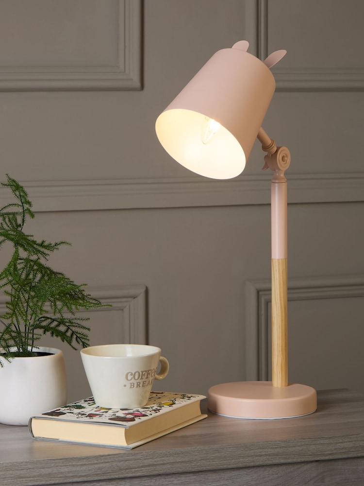 Searchlight White Floppy Desk Lamp - Image 1 of 4 Searchlight White Floppy Desk Lamp - Image 1 of 4