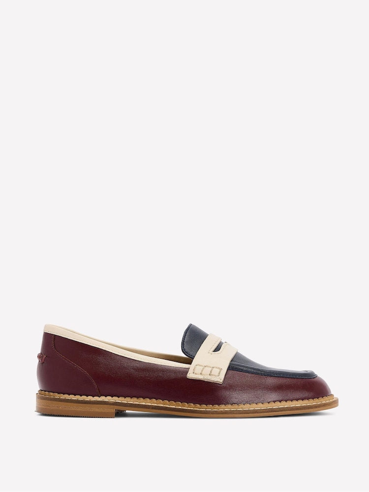 Boden Red Nya Penny Loafers - Image 2 of 5