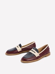 Boden Red Nya Penny Loafers - Image 3 of 5
