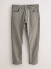 Taupe Brown Slim Fit Comfort Stretch Jeans - Image 1 of 5
