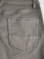 Taupe Brown Slim Fit Comfort Stretch Jeans - Image 5 of 5