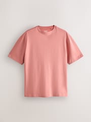 Mint/Lilac/Ecru/Coral/Blue Essential Cotton T-Shirts Relaxed Fit 5 Pack - Image 2 of 11