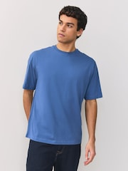 Mint/Lilac/Ecru/Coral/Blue Essential Cotton T-Shirts Relaxed Fit 5 Pack - Image 8 of 11