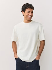 Mint/Lilac/Ecru/Coral/Blue Essential Cotton T-Shirts Relaxed Fit 5 Pack - Image 9 of 11