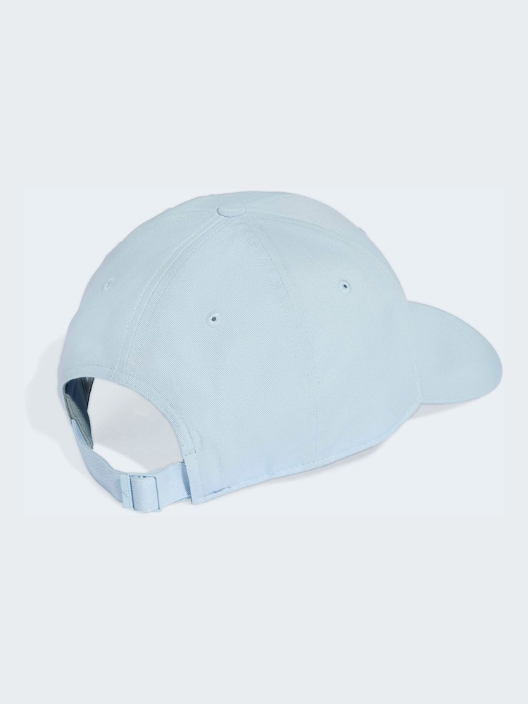 adidas Light Blue Linear Embroidered Cap - Image 2 of 4 adidas Light Blue Linear Embroidered Cap - Image 2 of 4