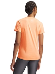 Under Armour Orange Tech V-Neck T-Shirt - Image 2 of 3