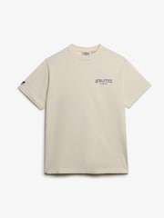 Superdry White Athletic Essentials Oversized T-Shirt - Image 6 of 6