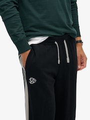 Superdry Black Athletic Fives Joggers - Image 6 of 8