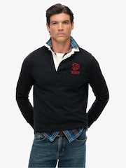 Superdry Blue Vintage Athletic Jersey  Polo shirt - Image 5 of 7