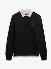 Superdry Blue Vintage Athletic Jersey  Polo shirt - Image 7 of 7