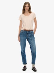 Superdry Cream Studios Scoop Neck T-Shirt - Image 4 of 7