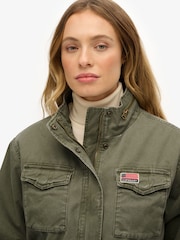 Superdry Green Military Borg Jacket - Image 6 of 7