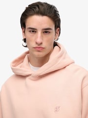Superdry Pink Blank Oversized Hoodie - Image 3 of 7