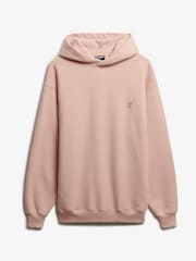 Superdry Pink Blank Oversized Hoodie - Image 5 of 7