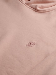Superdry Pink Blank Oversized Hoodie - Image 6 of 7