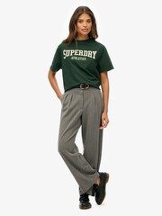 Superdry Green Athletic Essentials Oversized T-Shirt - Image 1 of 5