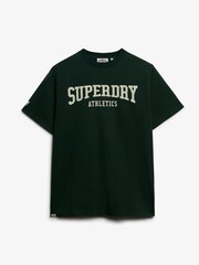 Superdry Green Athletic Essentials Oversized T-Shirt - Image 5 of 5