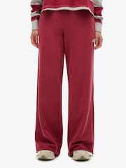 Superdry Red Athletic Essentials Straight Leg Joggers - Image 1 of 4