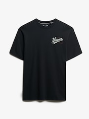 Superdry Black Tap Room Oversized T-Shirt - Image 6 of 7