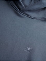 Superdry Blue Blank Oversized Hoodie - Image 7 of 7