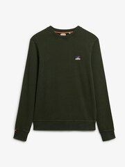 Superdry Green Great Outdoors Embroidered  Sweat Top - Image 5 of 5