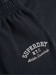 Superdry Black Athletic Embroidered Flare Joggers - Image 7 of 7