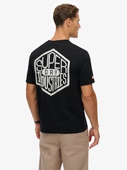 Superdry Black Work Logo Loose T-Shirt - Image 3 of 7
