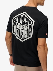 Superdry Black Work Logo Loose T-Shirt - Image 5 of 7