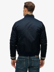 Superdry Blue Athletic Varsity Bomber Jacket - Image 3 of 6