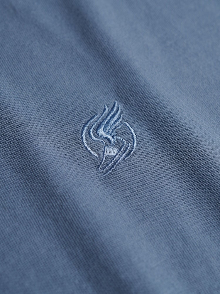 Superdry Blue Blank Oversized T-Shirt - Image 2 of 2
