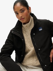 Superdry Black Non Hooded Shell Jacket - Image 2 of 7