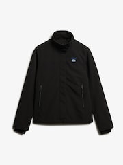 Superdry Black Non Hooded Shell Jacket - Image 7 of 7