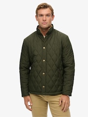 Superdry Green Quilted Estate Country Jacket - Image 1 of 6