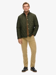 Superdry Green Quilted Estate Country Jacket - Image 3 of 6