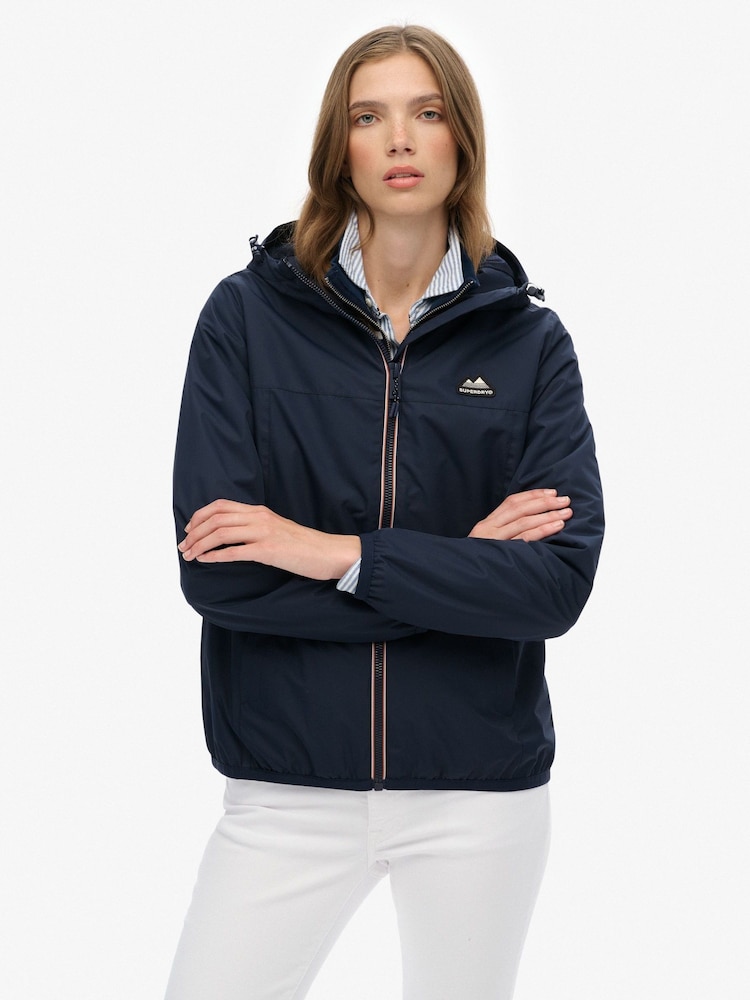 Superdry Blue Essential Tri Windbreaker Jacket - Image 1 of 6