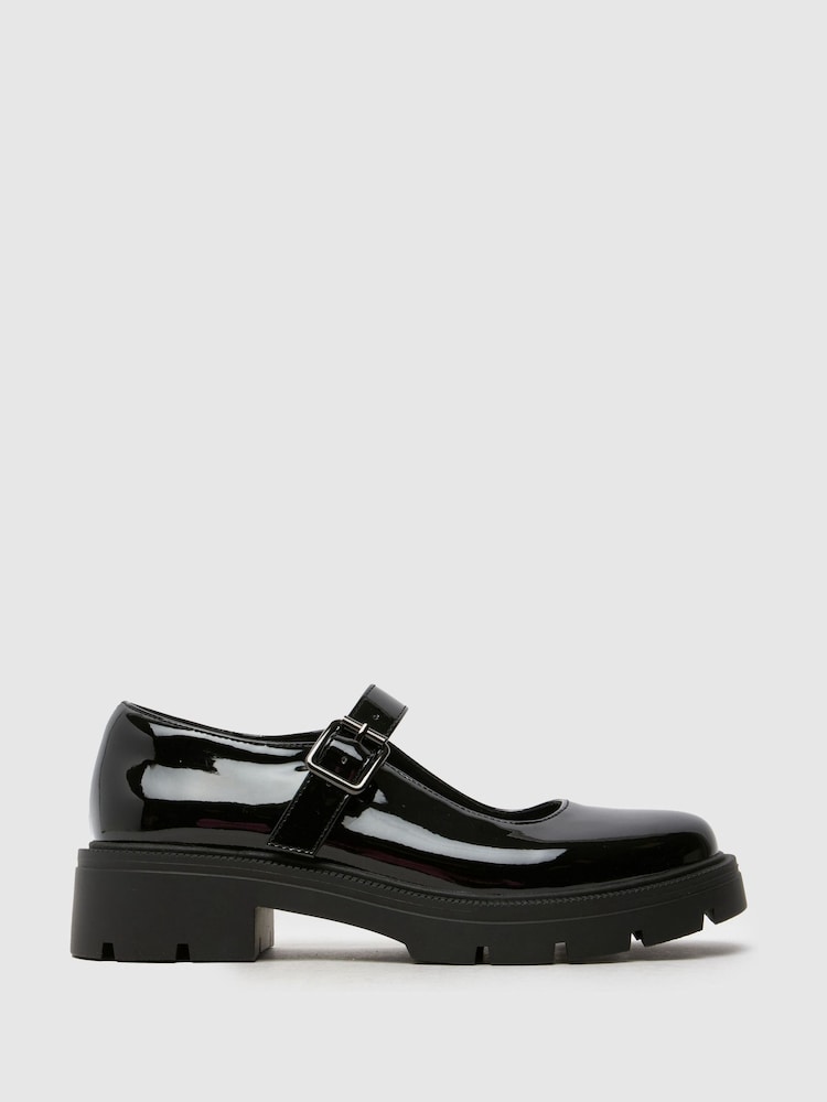 Schuh Liana Mary Jane Black Shoes - Image 1 of 4 Schuh Liana Mary Jane Black Shoes - Image 1 of 4