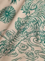 Superdry Brown Tokyo Narrative Loose Sweat Top - Image 7 of 7
